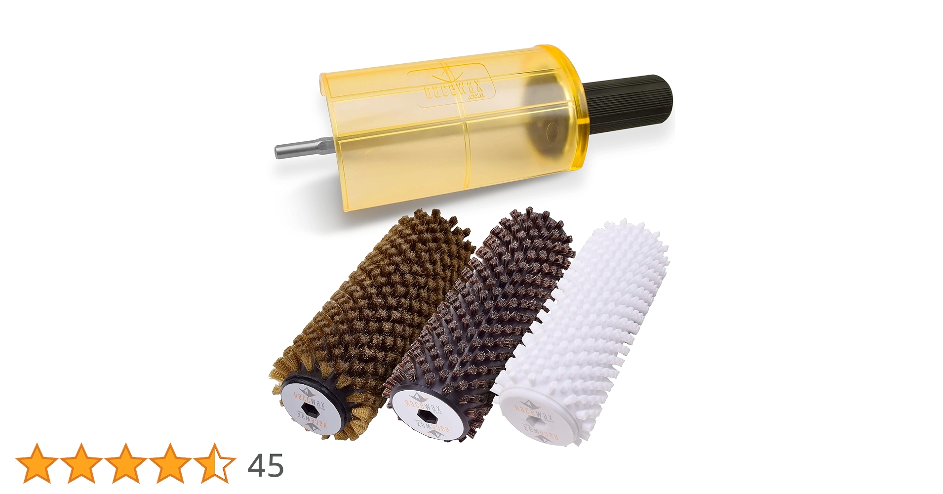 Amazon | RaceWax 150mmワイドロトブラシスキーワックスキット